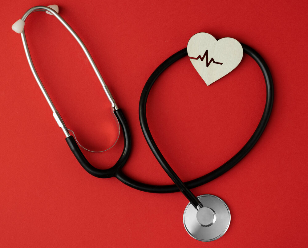 Heart with Stethoscope